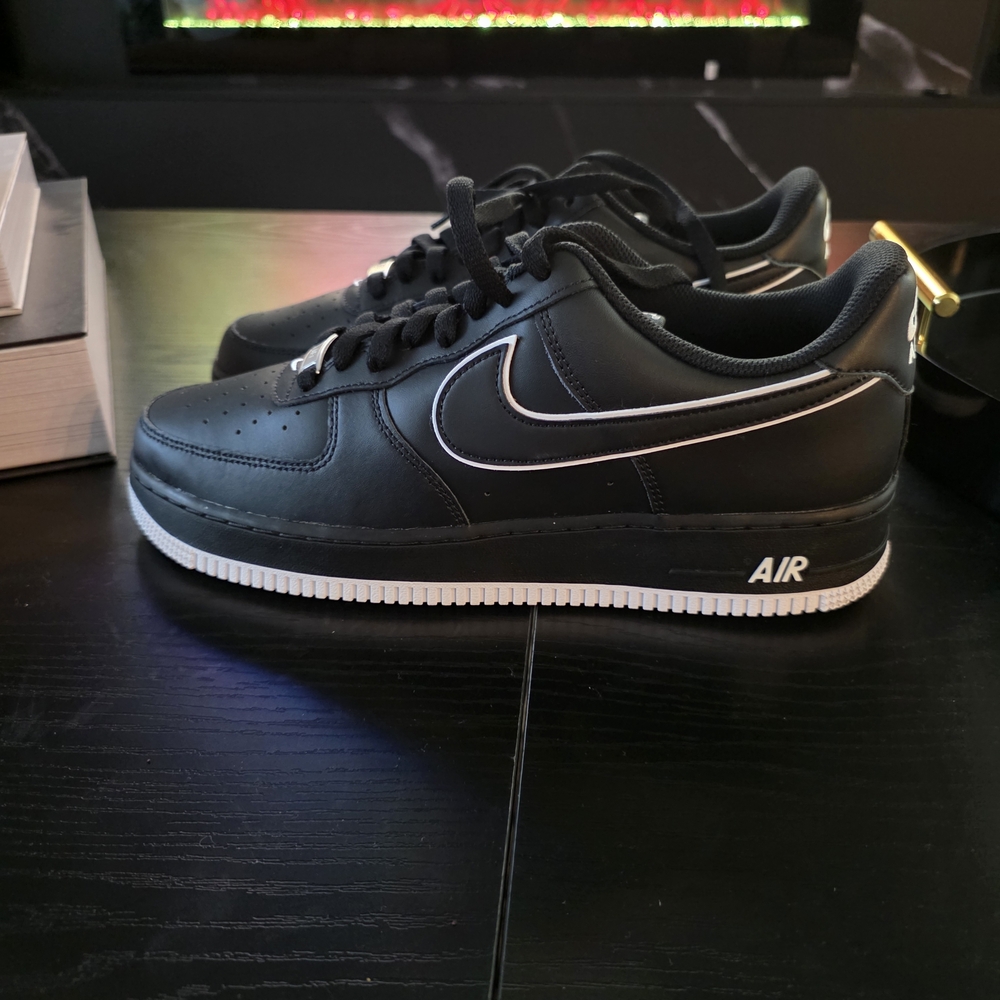 Nike Black Sneakers with White Accents